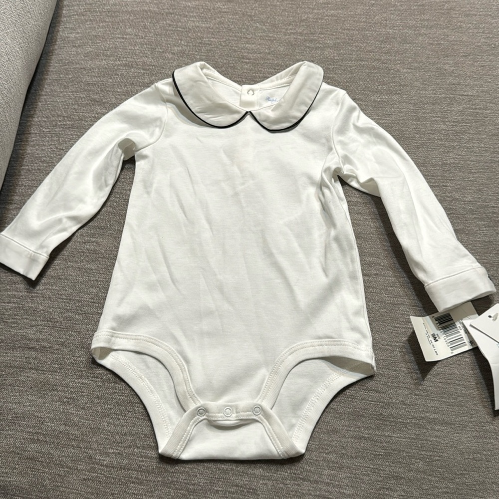Ralph Lauren white onesie